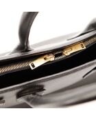 Sac de Jour en cuir noir - 32 x 26 x 16 cm