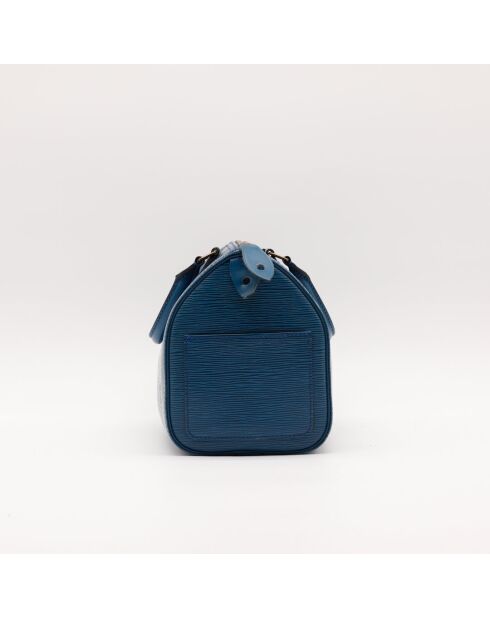 Sac en cuir Speedy 25 Épi bleu - 25 x 19 x 15 cm