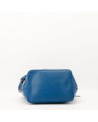 Sac en cuir Noé Epi bleu - 27.5 x 32 x 20 cm