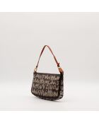 Pochette marrone - Buone condizioni - 21 x 13 x 3,5 cm