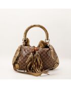 Bolso Indy hobo marrón/dorado - Buen estado - 38x32x2 cm