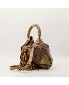Bolso Indy hobo marrón/dorado - Buen estado - 38x32x2 cm