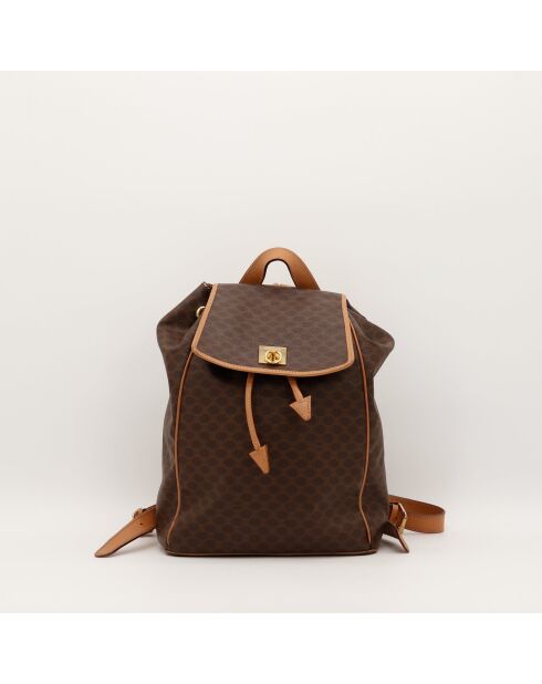 Sac à Dos Macadam marron - 20 x 12 x 26 cm
