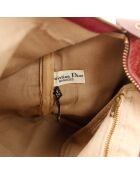Sac en cuir Boston Suede bordeaux - 28 x 19 x 16 cm