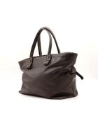 Cabas marron profond - 36 x 30 x 16 cm