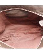 Cabas marron profond - 36 x 30 x 16 cm