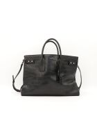 Sac de Jour en cuir Embossé Crocodile noir - 36 x 25 x 17 cm