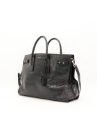 Sac de Jour en cuir Embossé Crocodile noir - 36 x 25 x 17 cm