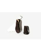 Bottines à lacets en daim Pasadena chocolat