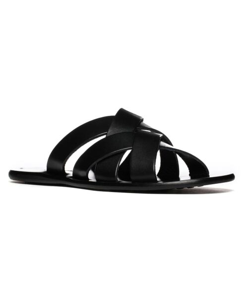 Sandales en Cuir Anton noires