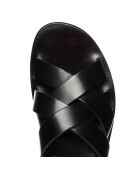 Sandales en Cuir Anton noires
