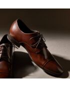 Derbies en Cuir marron
