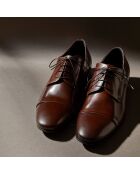 Derbies en Cuir marron