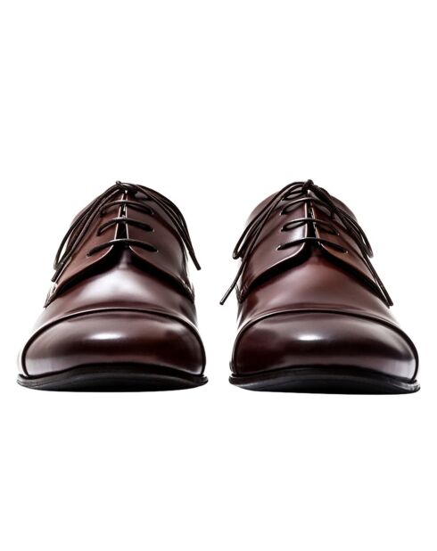 Derbies en Cuir marron