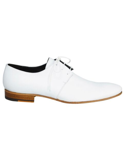 Derbies en Cuir Summertimes blanches