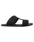 Sandales en Cuir Sacha noires