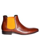 Chelsea boots en Cuir Phantom cognac