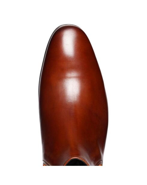 Chelsea boots en Cuir Phantom cognac