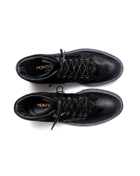 Boots en daim Stonehenge Greased noirs