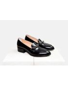 Mocassins en cuir Chloe Royal noirs