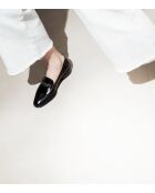 Mocassins en cuir Chloe Royal noirs