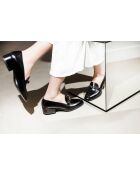 Mocassins en cuir Chloe Royal noirs
