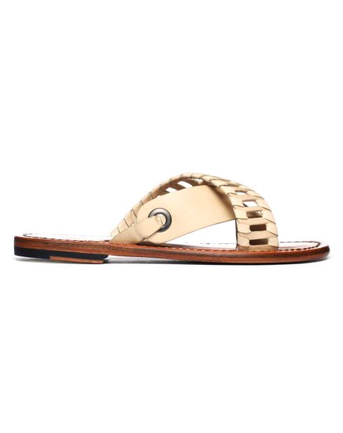 Sandales en Cuir Paloma beiges