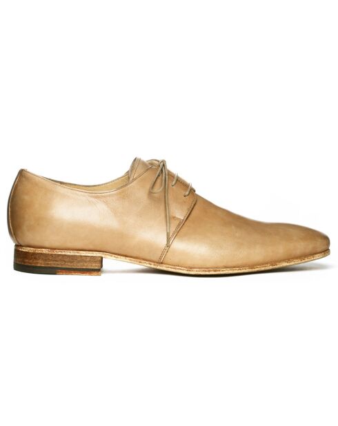 Derbies en Cuir Summertimes beiges