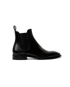 Boots Chelsea en cuir Phantom noires