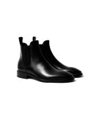Boots Chelsea en cuir Phantom noires