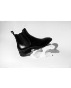 Boots Chelsea en cuir Phantom noires