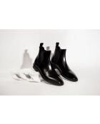 Boots Chelsea en cuir Phantom noires