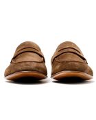 Mocassins Locarno en Velours de Cuir camel
