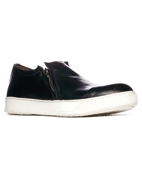 Slip on en Cuir Marco noires