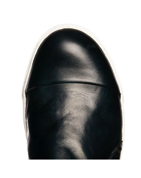 Slip on en Cuir Marco noires
