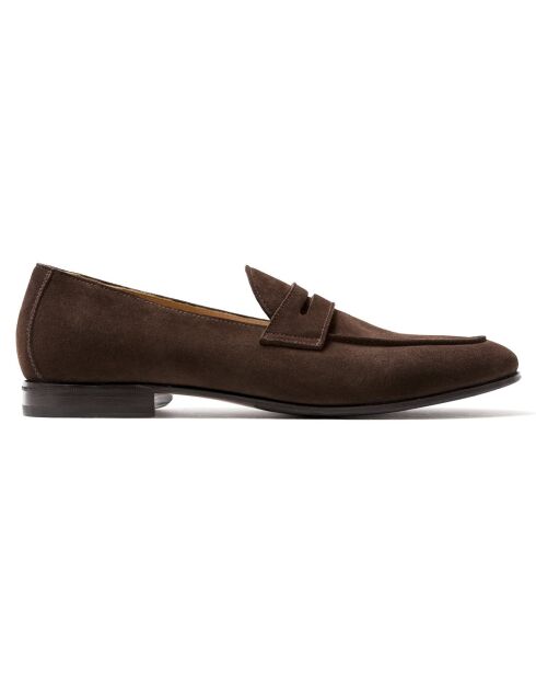 Mocassins en Cuir Monte Carlo marron