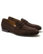 Mocassins en Cuir Monte Carlo marron