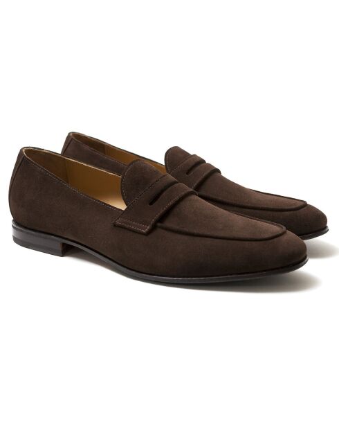 Mocassins en Cuir Monte Carlo marron