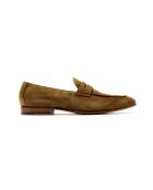 Mocassins en Velours de Cuir marron