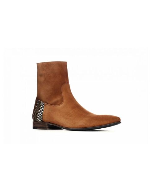 Boots en cuir Mac Gill Bolivia tabac