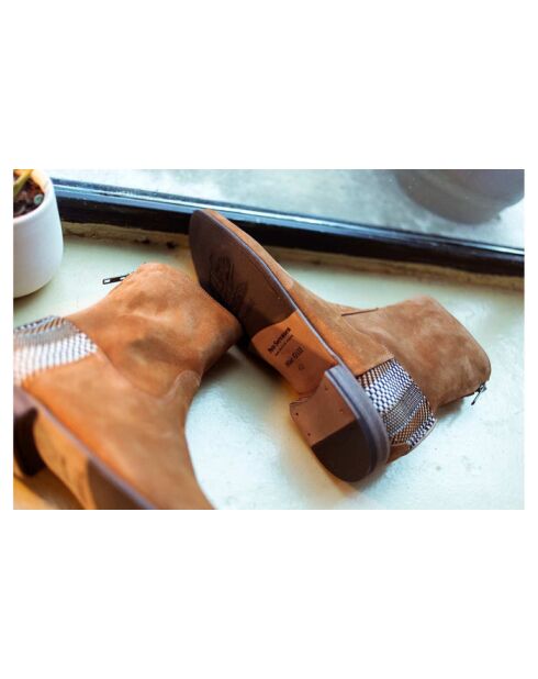 Boots en cuir Mac Gill Bolivia tabac
