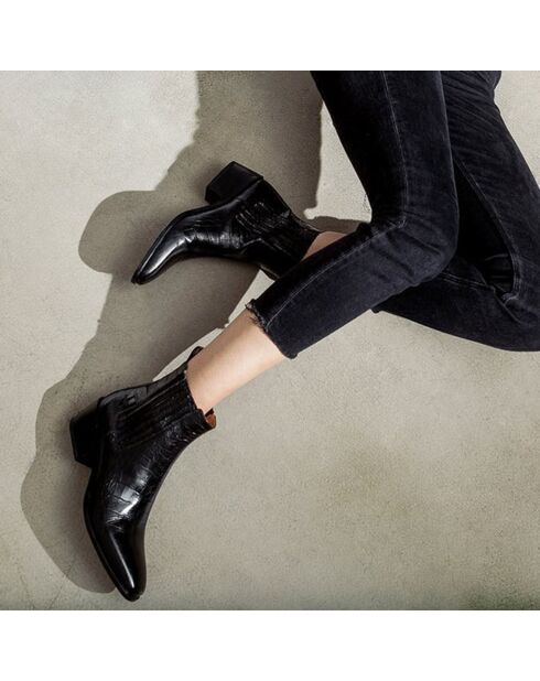 Chelsea boots en Cuir Diane noires