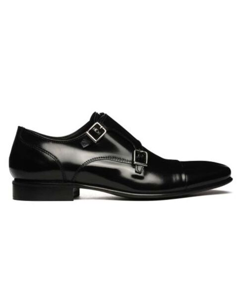 Monk en Cuir Louise noires