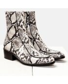 Bottines en Cuir Gisele python