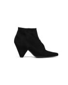 Boots en daim Jim noires - Talon 6 cm
