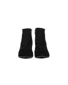 Boots en daim Jim noires - Talon 6 cm