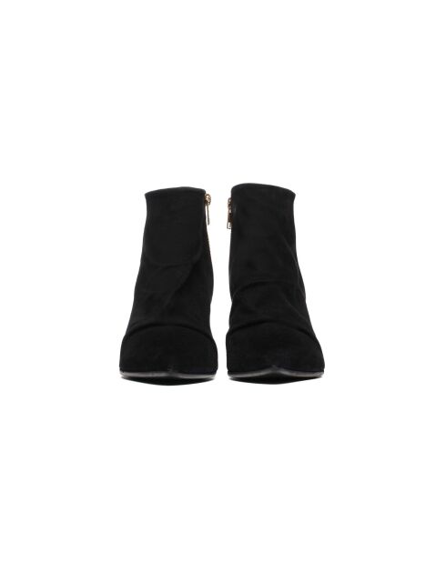 Boots en daim Jim noires - Talon 6 cm