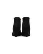 Boots en daim Jim noires - Talon 6 cm