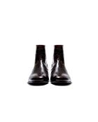 Bottines en cuir Mac Gill Croco Tdm brunes