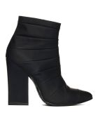 Boots en Cuir Jill noires Talon 9 cm